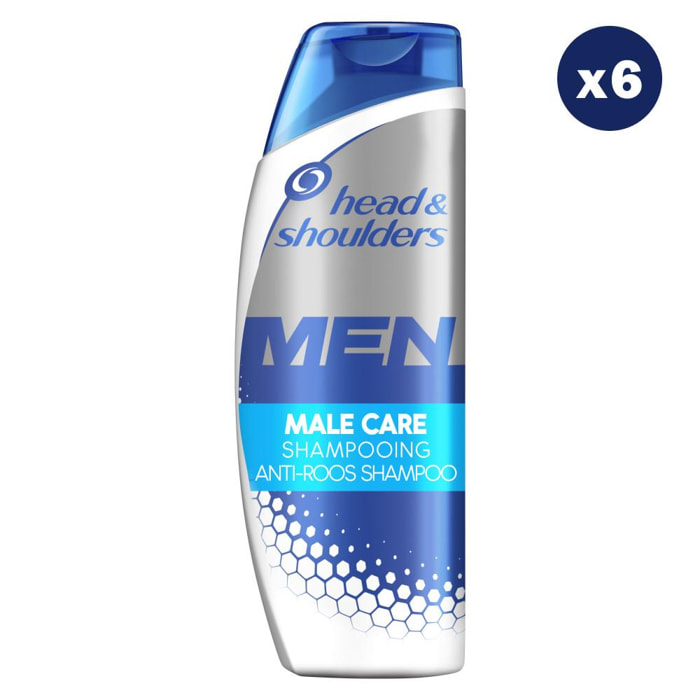 6 Shampoings Men Ultra Male Care 250ml, Head & Shoulders