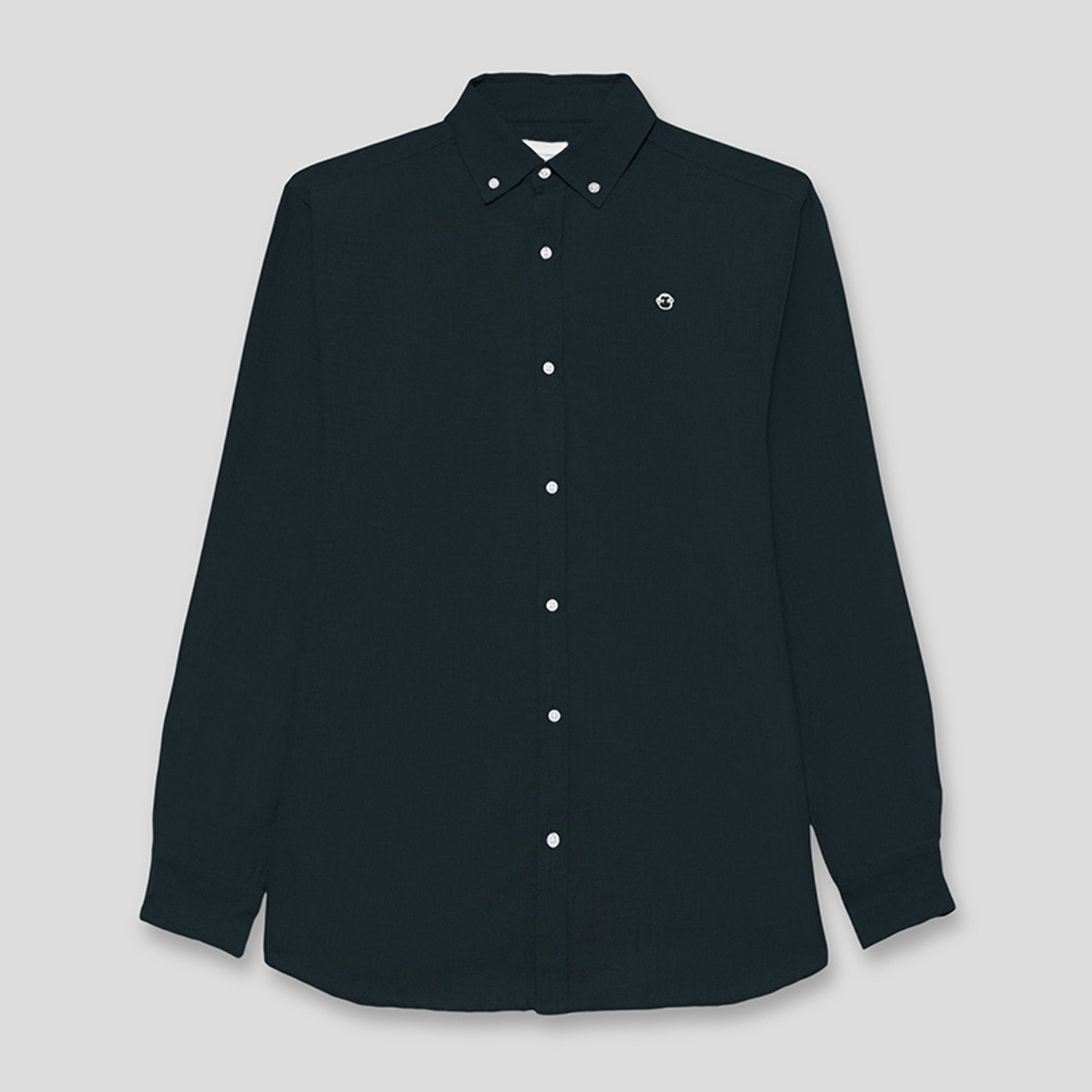 Polo Niño Manga Larga de Punto Camisa 100 % Algodón Color Blanco, Cuello Button-Down, Botones Frontales, Logo Bordado | Color: Marino | Street Monkey