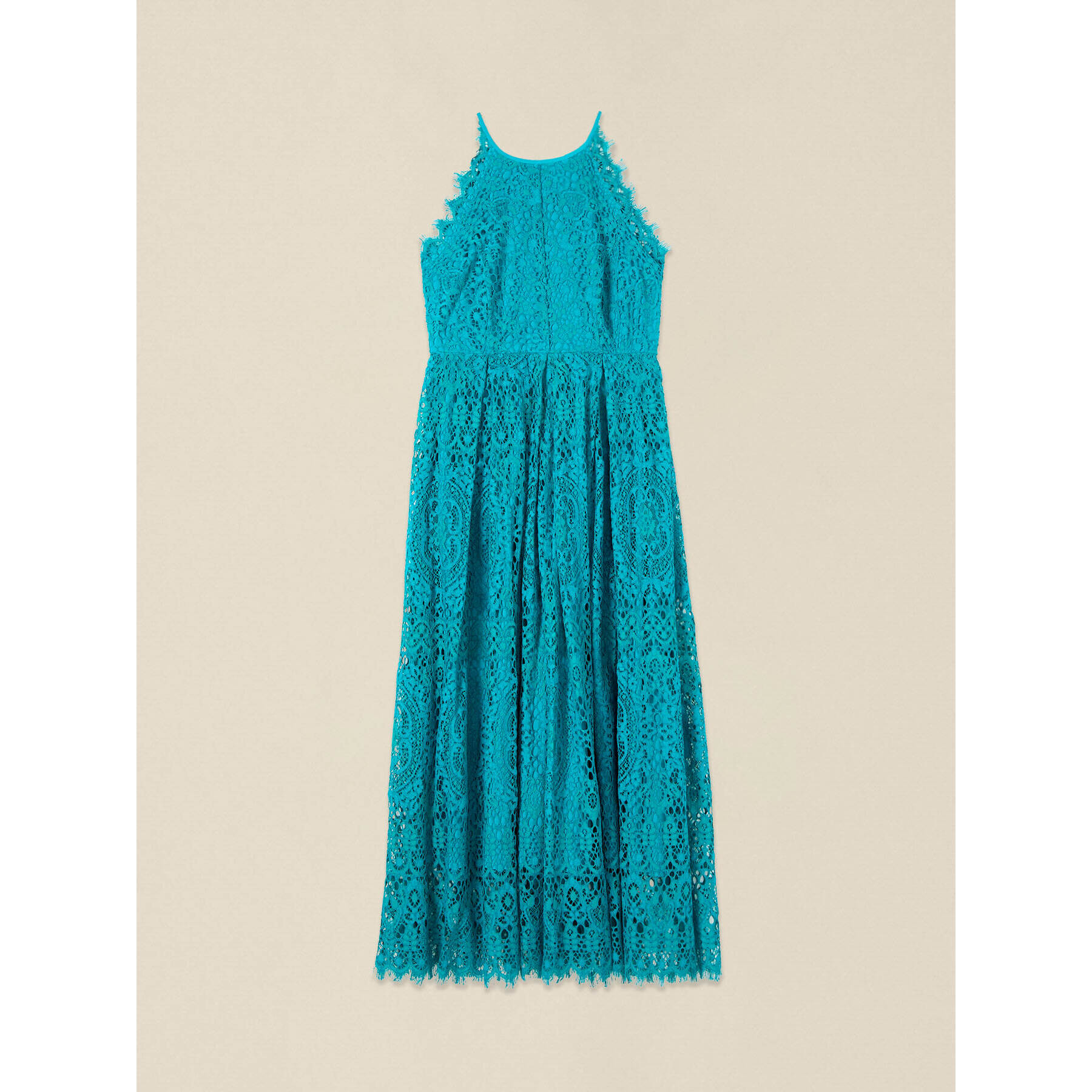 Oltre - Vestito flare midi in pizzo - Ottanio