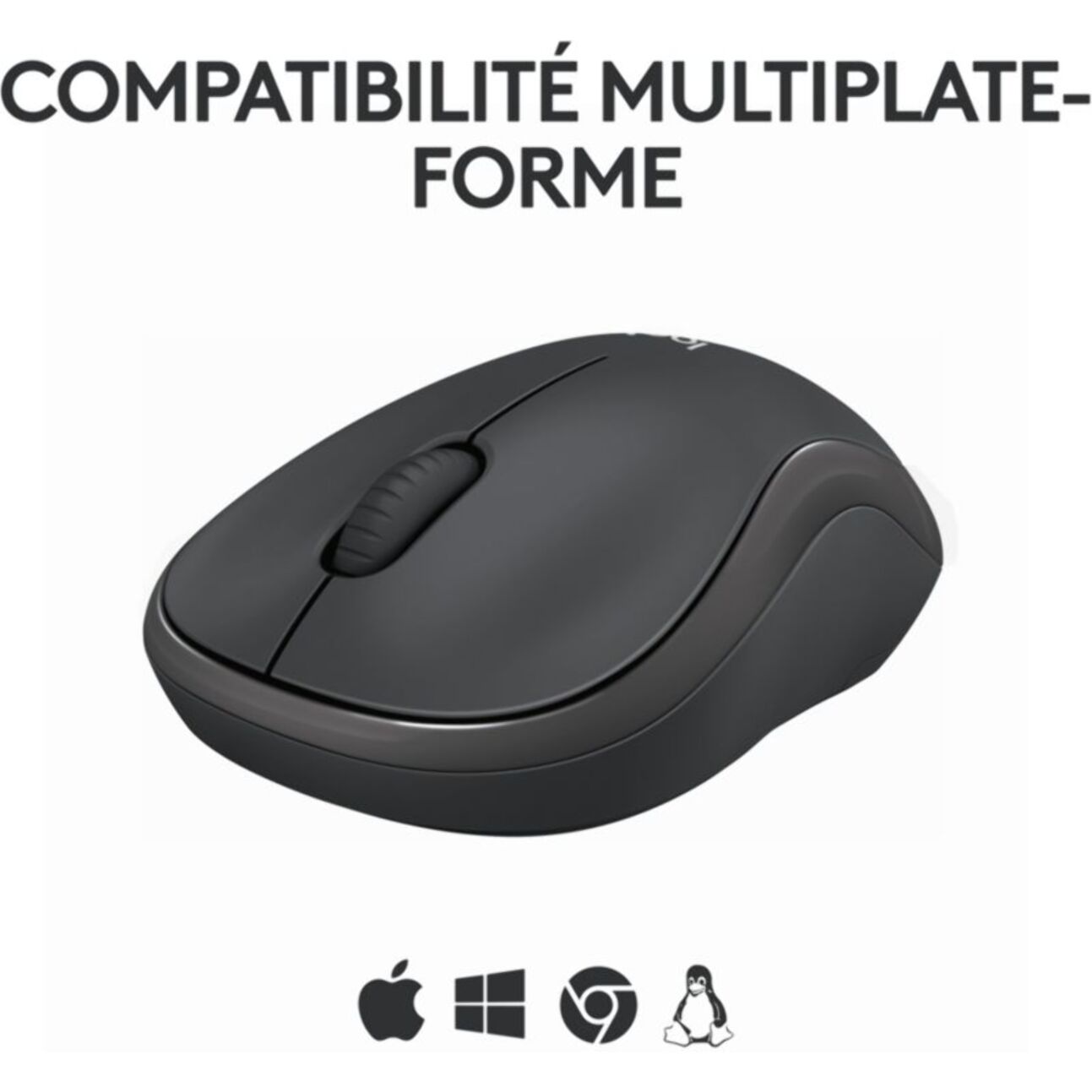 Souris sans fil LOGITECH M240 Silent Graphite Bluetooth