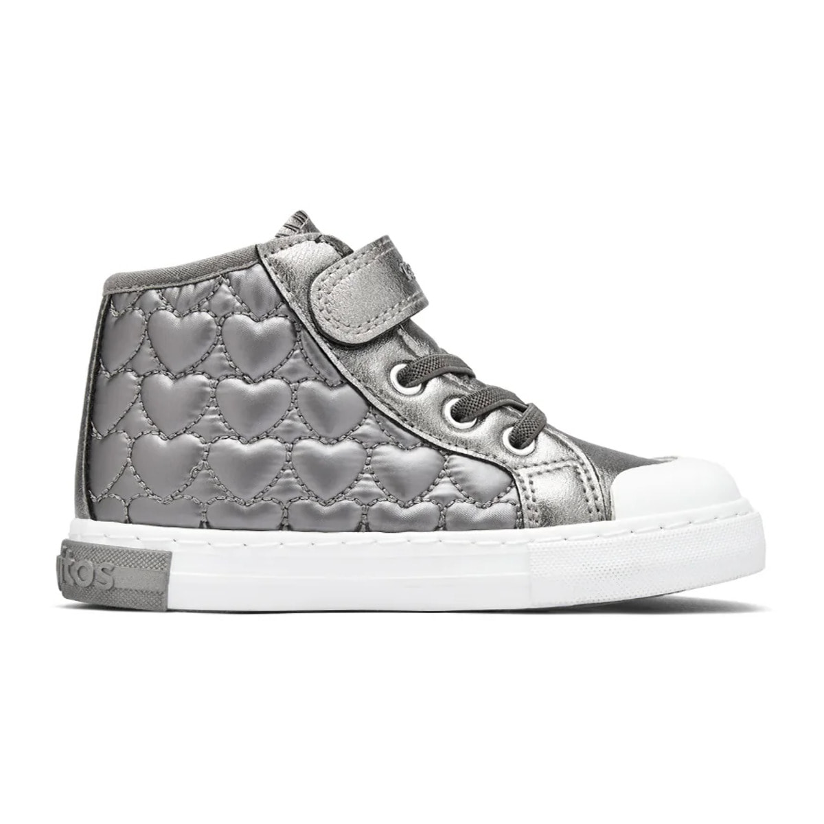 Zapatillas Altas De Niña Con Corazones