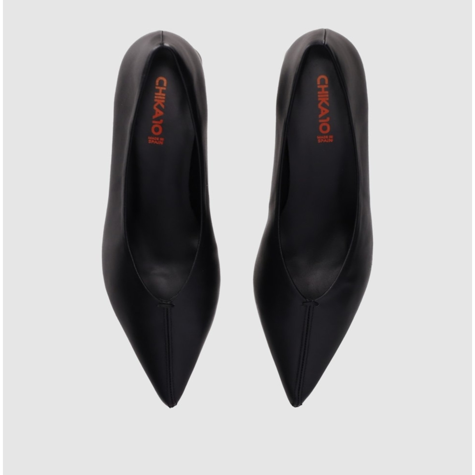 Zapatos de Piel - Negro - Tacón: 5 cm