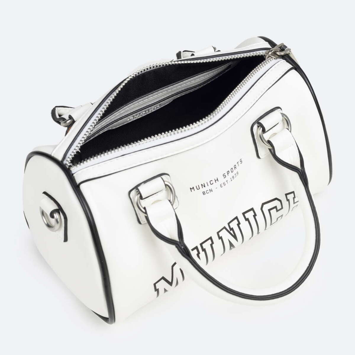 COURT CROSSBODY BARREL C/WHITE