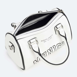 COURT CROSSBODY BARREL C/WHITE
