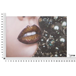 STAMPA SU TELA BEAUTIFUL LIPS CHARME1921 MULTICOLORE