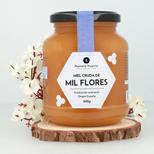 Miel Cruda de Mil Flores Planeta Huerto 500 gr