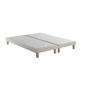 Ensemble Suite Biarritz 2 x 80 x 200cm, très ferme, ressorts, 2 sommiers à lattes