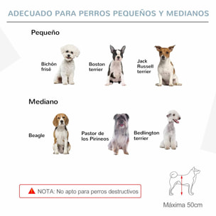 PawHut Barrera para Perros Plegable Valla para Perros Pequeños y Medianos de 4 Paneles con Puerta Barrera de Seguridad de Madera para Escaleras Pasillos 237,5x36x80 cm Blanco