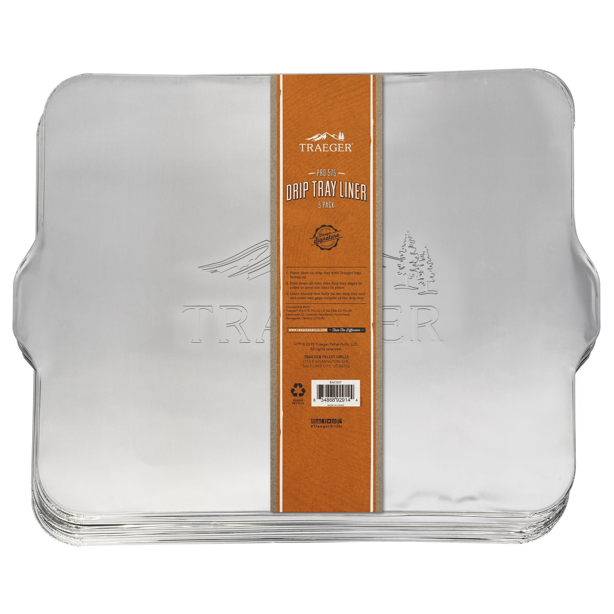 5 Plaques Aluminium De Récupération De Graisses Pro 575 - TRAEGER