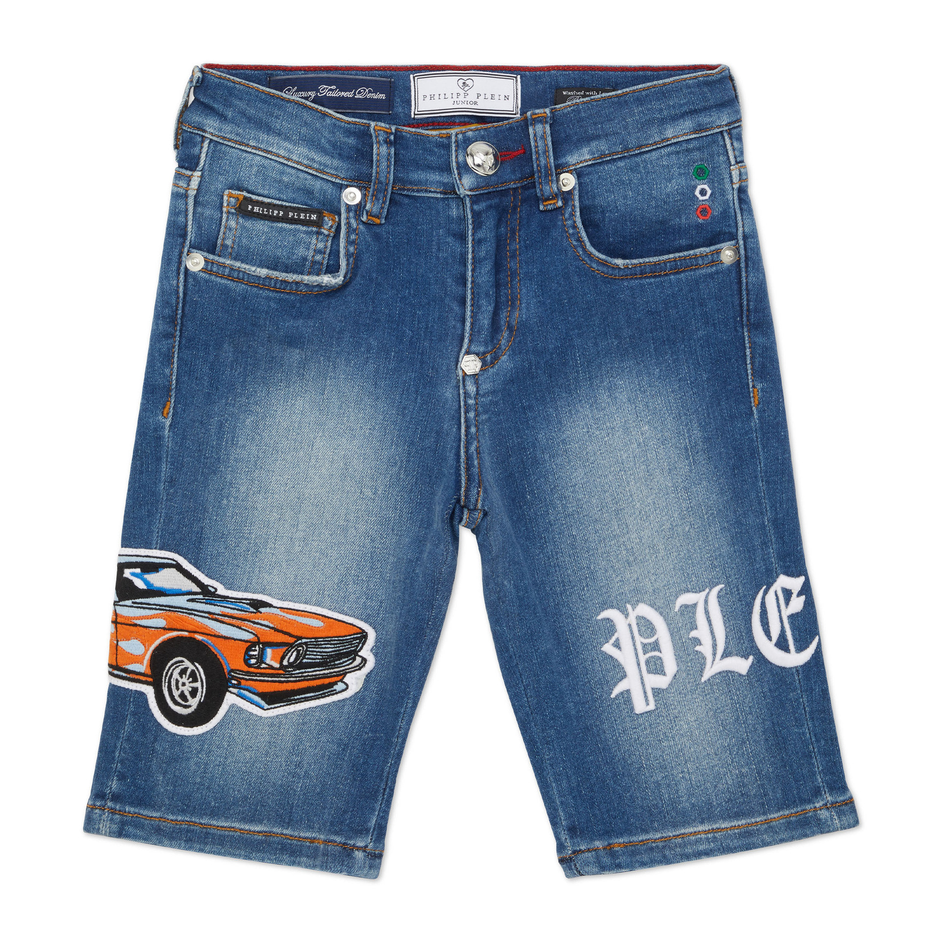 PHILIPP PLEIN SHORTS VAQUEROS FERMENTERA RACING