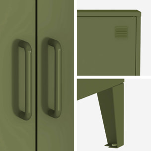 Commode/armoire industrielle métal 2 portes SOHO
