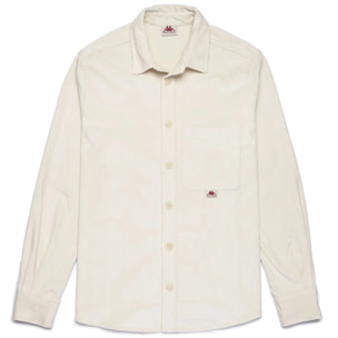 Overshirt Robe di Kappa Uomo Robe Giovani Elgafar Bianco