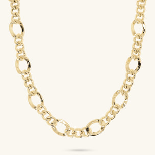 Collana Catena Figaro con Maglia Grumetta