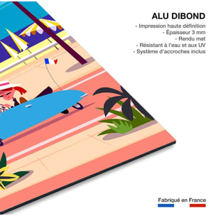 Tableau promenade des anglais Tableau alu Dibond