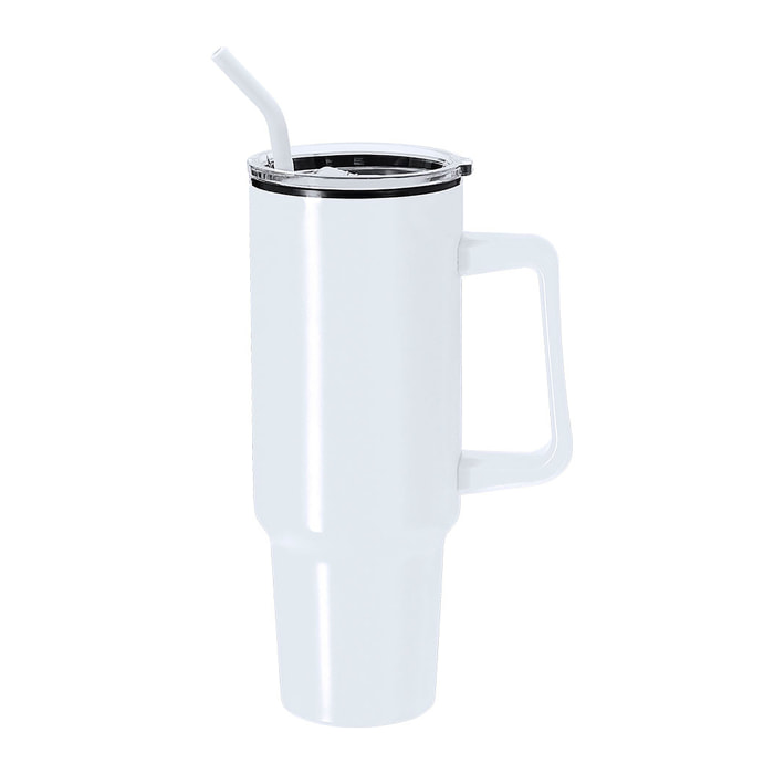 Jarra térmica de 1,2 L de capacidad en acero inoxidable e interior de PP en color negro. Con tapadera de cierre a presión. Libre de BPA.