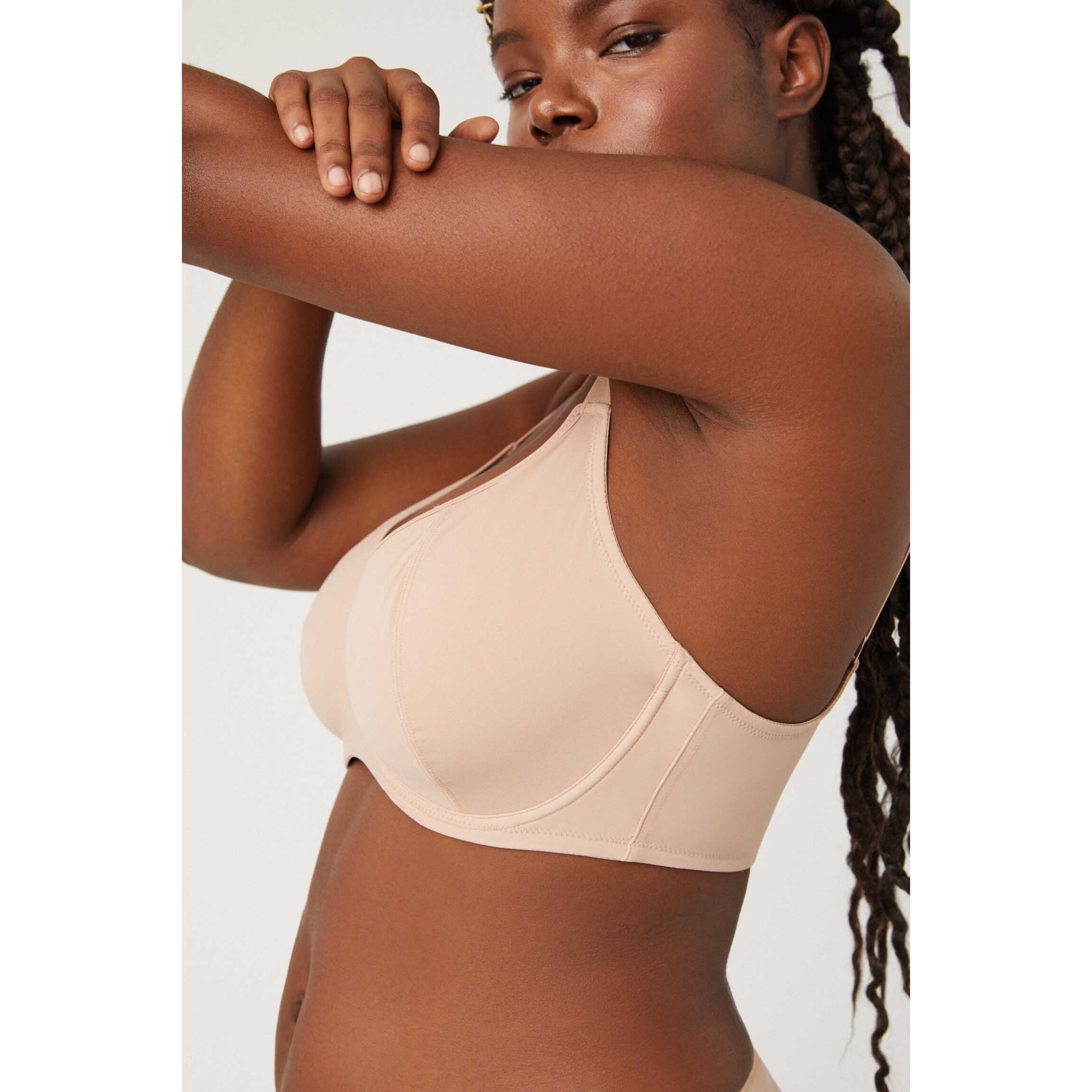 Reggiseno riduttore beige coppe D ed E