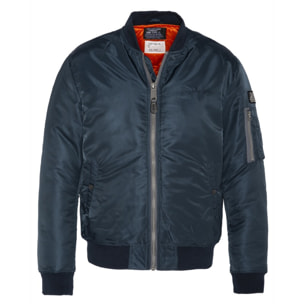 AIRFORCERS BOMBER JACKET 100% RECYCLED NYLON Blu