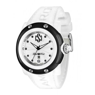 Reloj Glam Rock GR62009 Mujer Analogico Cuarzo ronda swiss made con Correa de Silicona