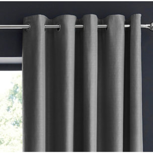 Rideau uni Occultant 100%polyester