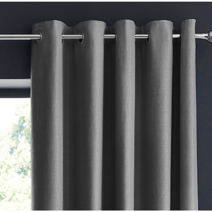 Rideau uni Occultant 100%polyester