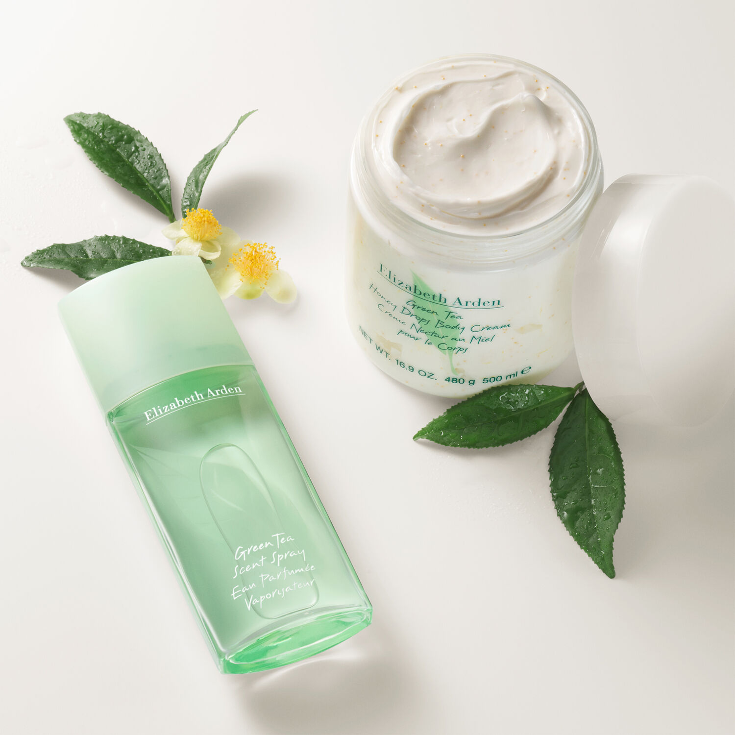 Green Tea - Crème Nectar au Miel pour le Corps