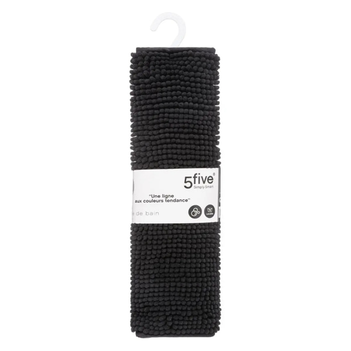 Tapis de bain 50x80cm "Colorama" noir
