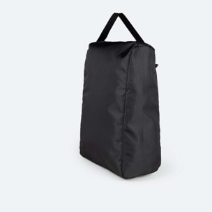 MUNICH FOOTWEAR BAG Bolsa para Calzado Deportiva con Apertura Frontal Negra y Dorada