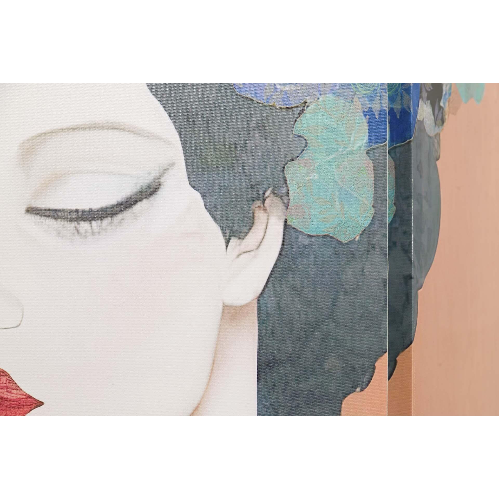 Biombo Canva Mujer 120x3x180 Cm