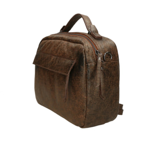 Borsa a mano unisex Modello Avelon - Vera Pelle - 20.0 x 29.0 x 9.0 cm
