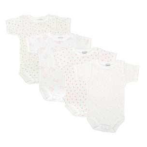 Pack 4 Body Ab. Hombro Manga Corta