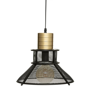 Suspension "Rodo" métal noir D32cm