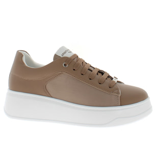 Armata di Mare Scarpe Donna Sneakers Basse con Soletta in Memory Foam AMD S61H35 Burro Silver
