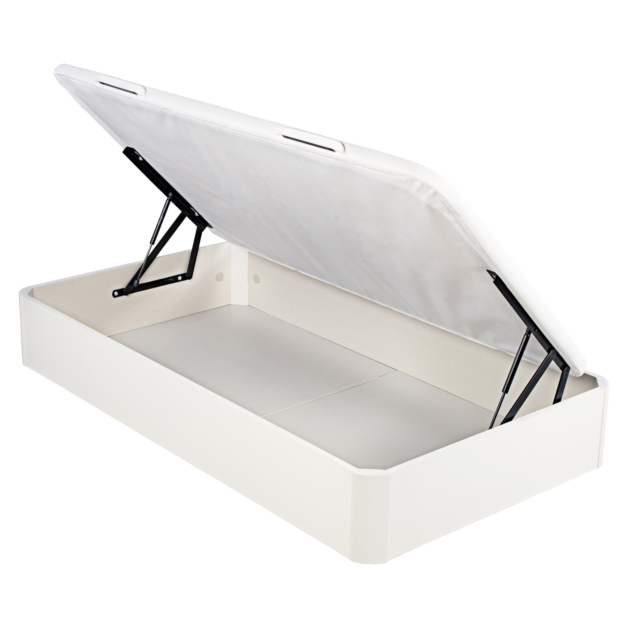 Pack FUNK, Colchón Sostenible Muelle Ensacado y Canapé Juvenil Apertura Lateral Blanco, WHAT THE SLEEP, Entrega, Montaje en Domicilio y Retirada de Usado Incluida