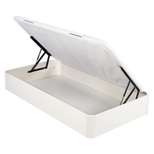 Pack FUNK, Colchón Sostenible Muelle Ensacado y Canapé Juvenil Apertura Lateral Blanco, WHAT THE SLEEP, Entrega, Montaje en Domicilio y Retirada de Usado Incluida