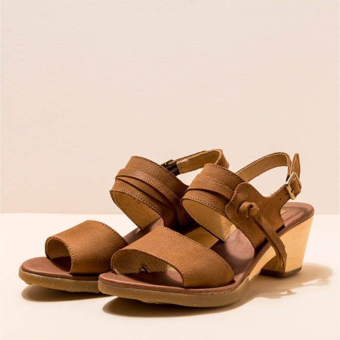 Sandalias con tacón N5494 PLEASANT WOOD / SYLVAN SANDALIA color Wood