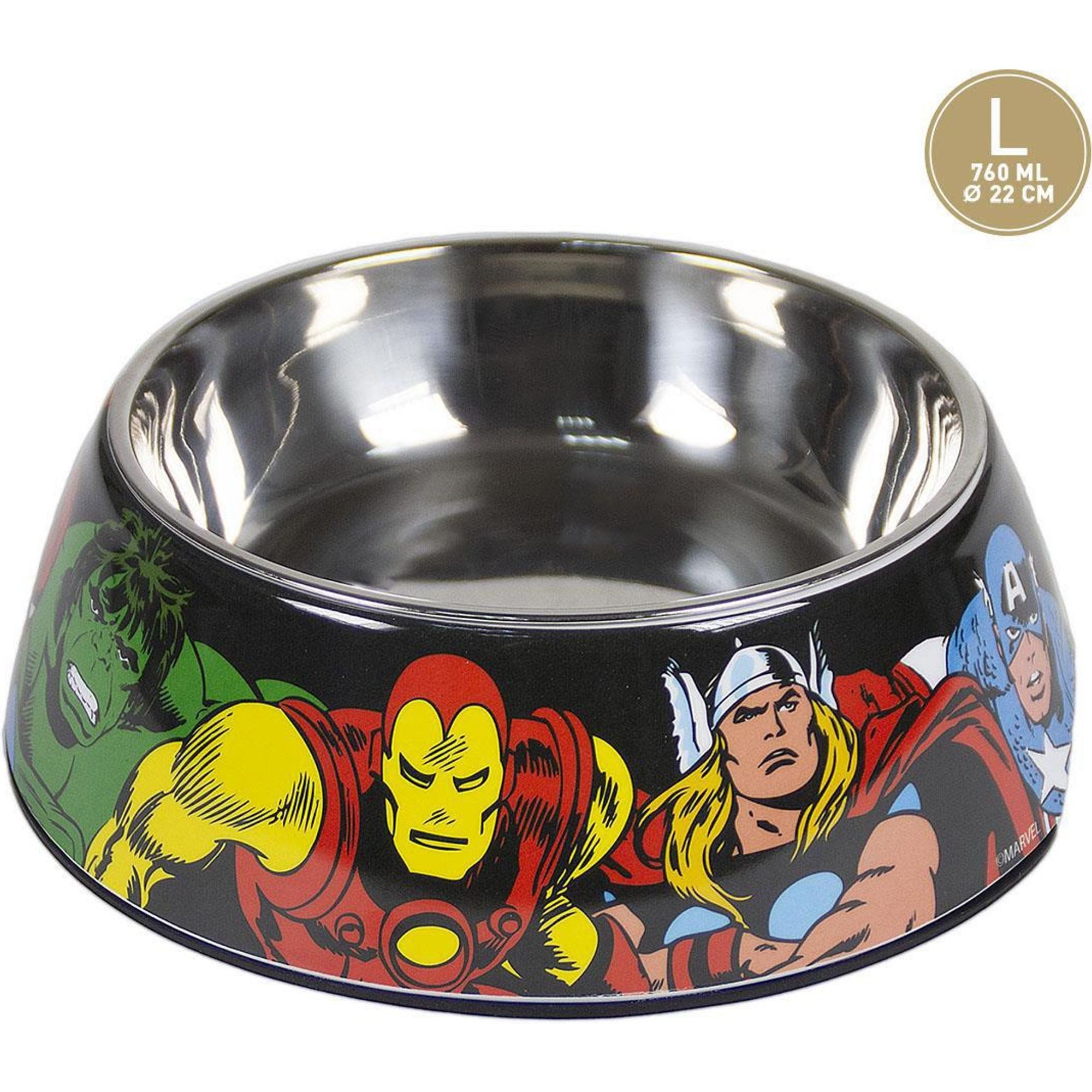 Comedero Para Perro L Marvel Red