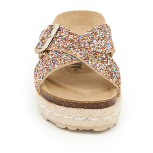 SANDALIA PLATAFORMA BILLOWY DORADO