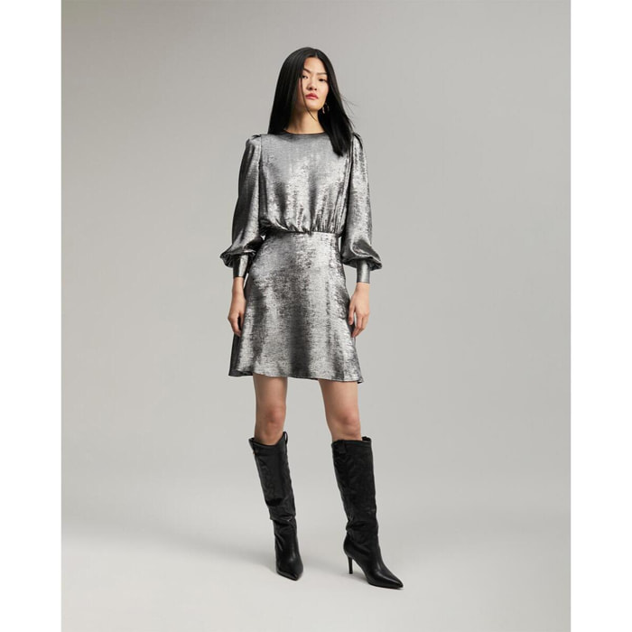 abito corto laminato