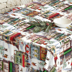 Nappe en résine Anti-tâches Christmas City 1