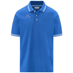 Kappa Polo Shirts POLO LOGO MALTAX 5 MSS Blu