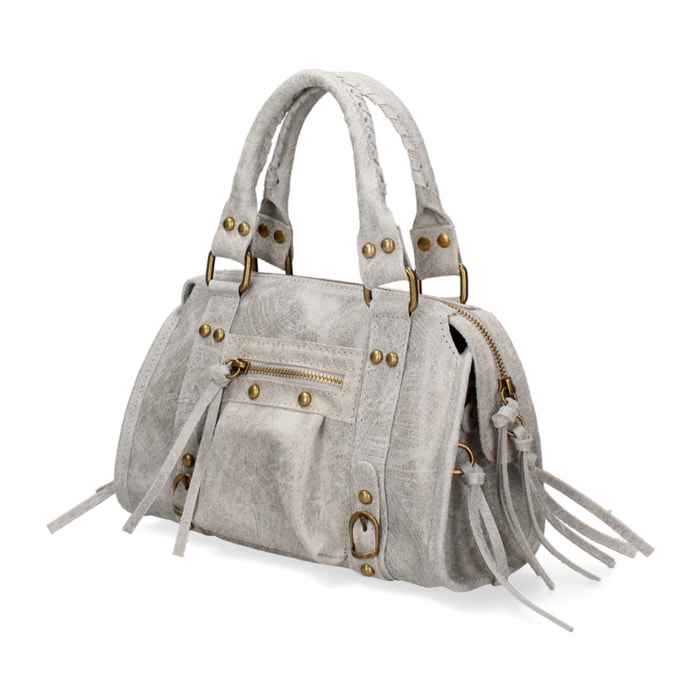 Borsa a spalla da donna - Modello Erisia - Vera pelle - 25.0 x 15.0 x 10.0 cm