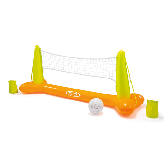 Intex Set Rete Volley Gonfiabile, 239x64x91 cm