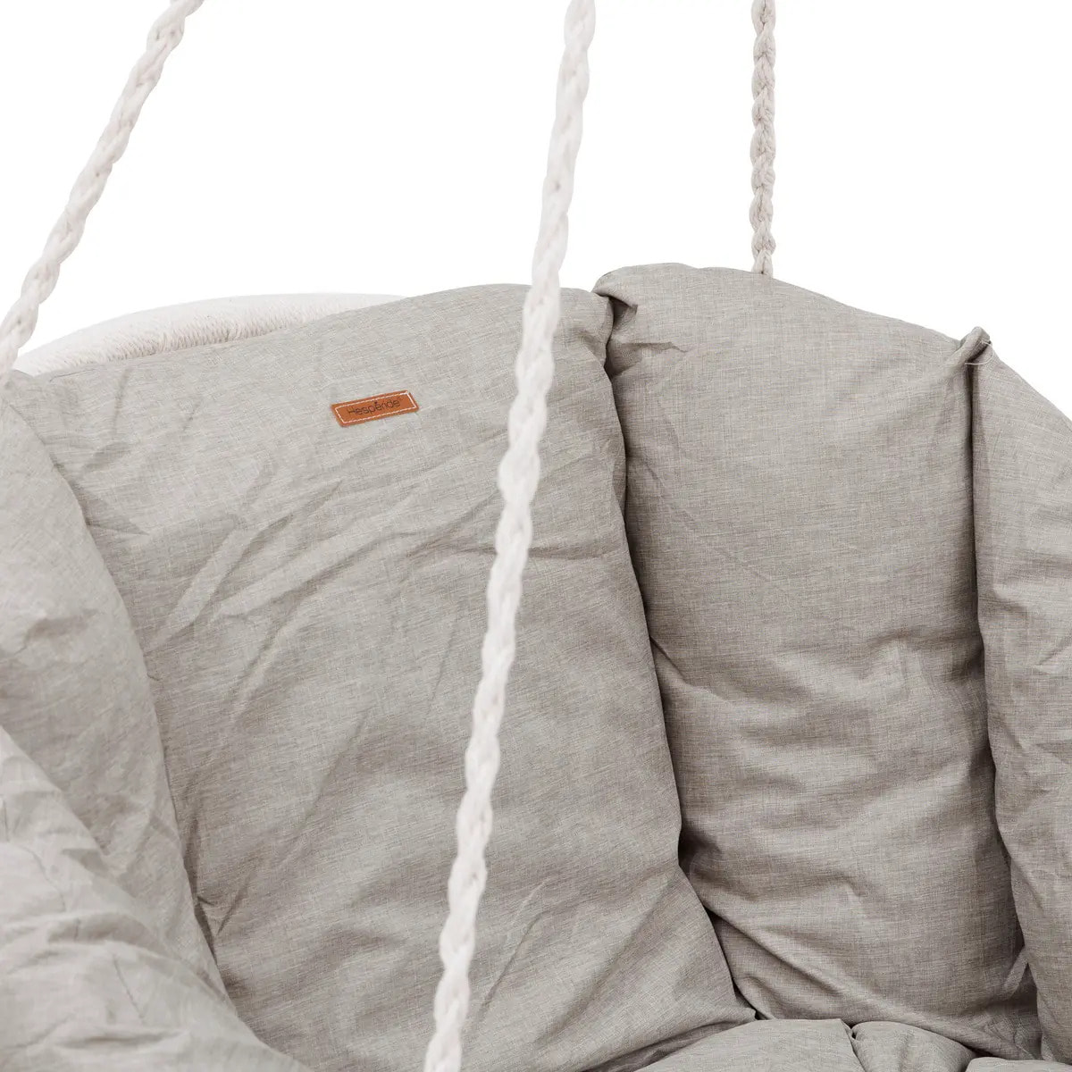 Chaise de détente suspendue "Cordessa" en acier traité époxy