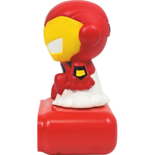 Réveil LEXIBOOK Veilleuse Iron Man 3D effets sonores