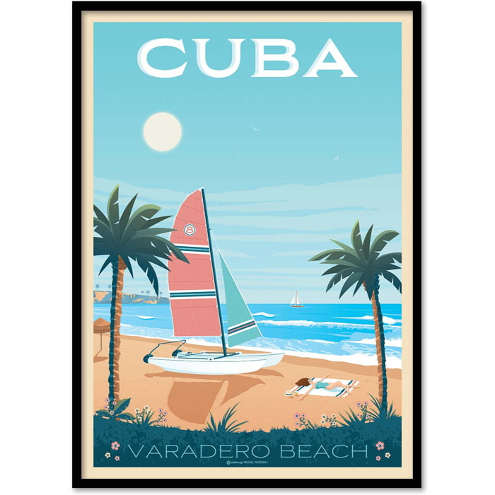 Affiche - Cuba - Olahoop Travel Posters