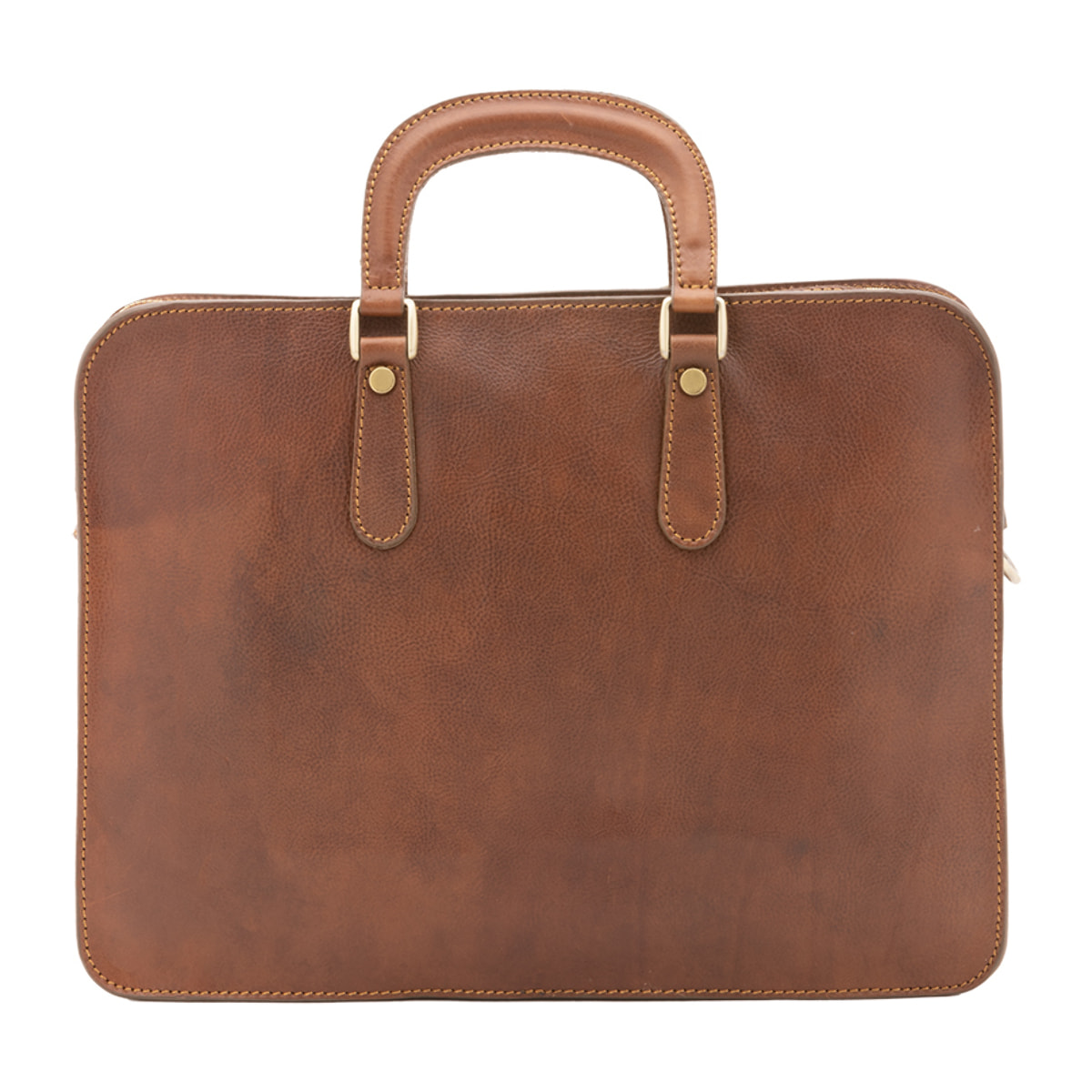 Borsa a mano  unisex In Vera pelle Made in Italy 40x30x8 cm