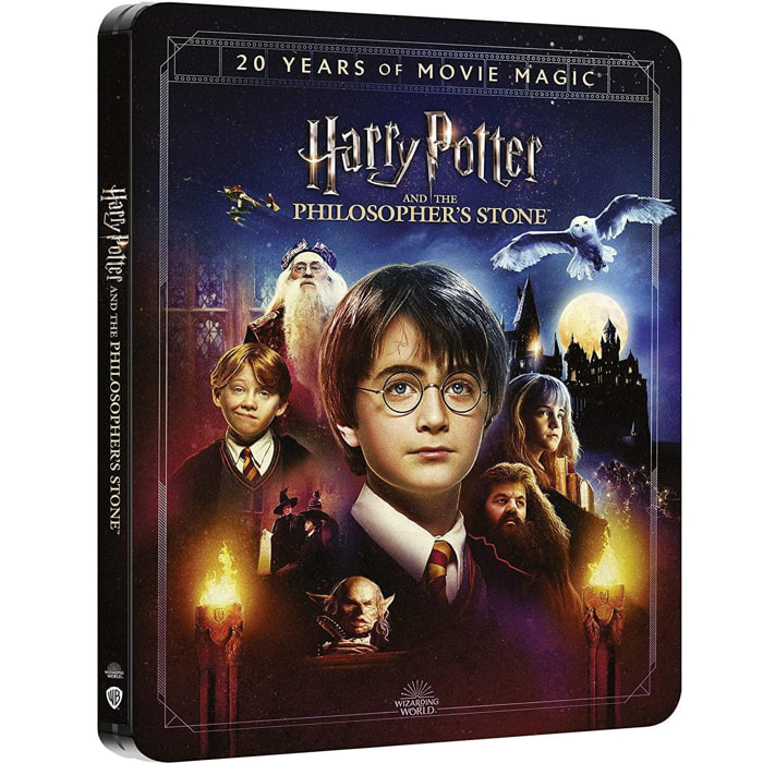 Harry Potter e La Pietra Filosofale 4K Ultra HD + Blu-Ray + Steelbook Warner Bros.