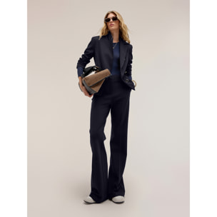 Motivi - Blazer doppiopetto in punto milano - Blu