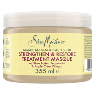 Masque Shea Moisture Fortifiant et restaurateur Huile de Ricin Noir jamaïcain et beurre de Karité (3