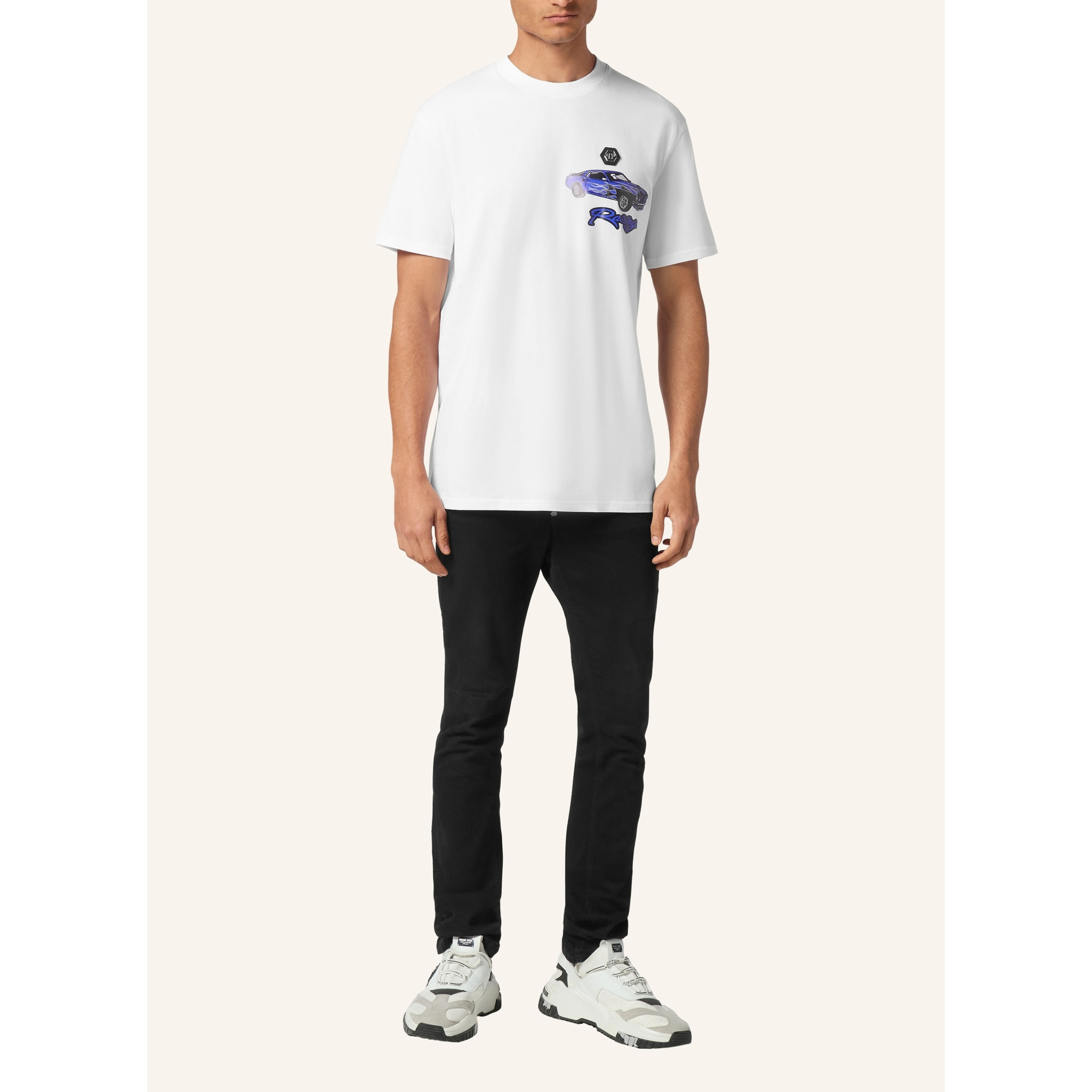 PHILIPP PLEIN Camiseta Cuello Redondo RACING